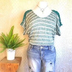 Striped Light Knit Top